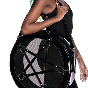 Killstar Shona beach bag pentagram goth